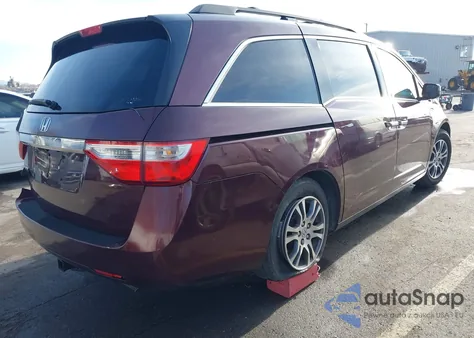 2013 Honda Odyssey Ex-L z USA, uszkodzony, nr VIN 5FNRL5H66DB061672